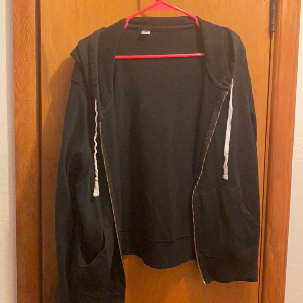 Black zip up